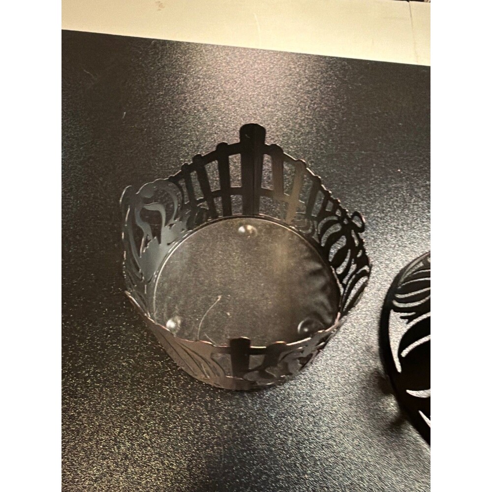 Better Homes‎ & Gardens Pumpkin Candle Holder Metal Sleeve Fall Halloween Decor